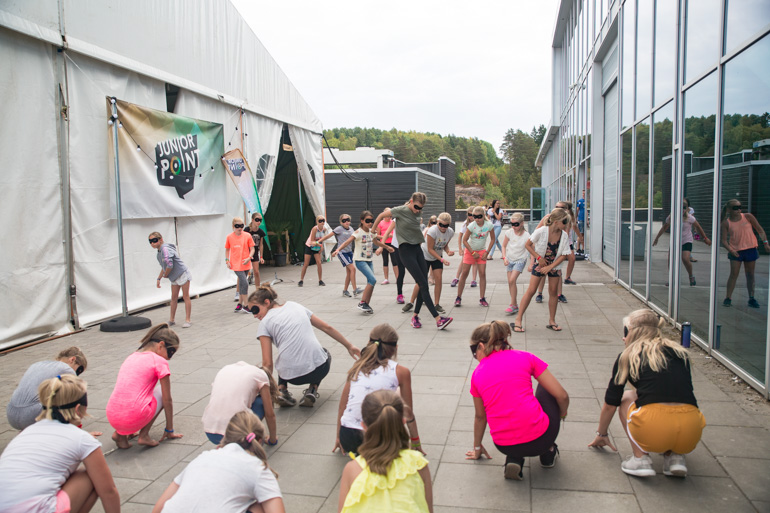 ><br><em>Danseglede på Juniorcamp: De tyske BCC-medlemmene inviterte barn mellom 7 og 12 til en hel dag med over 20 valgfrie aktiviteter.  Foto: BCC </em></p>
<p><img decoding=